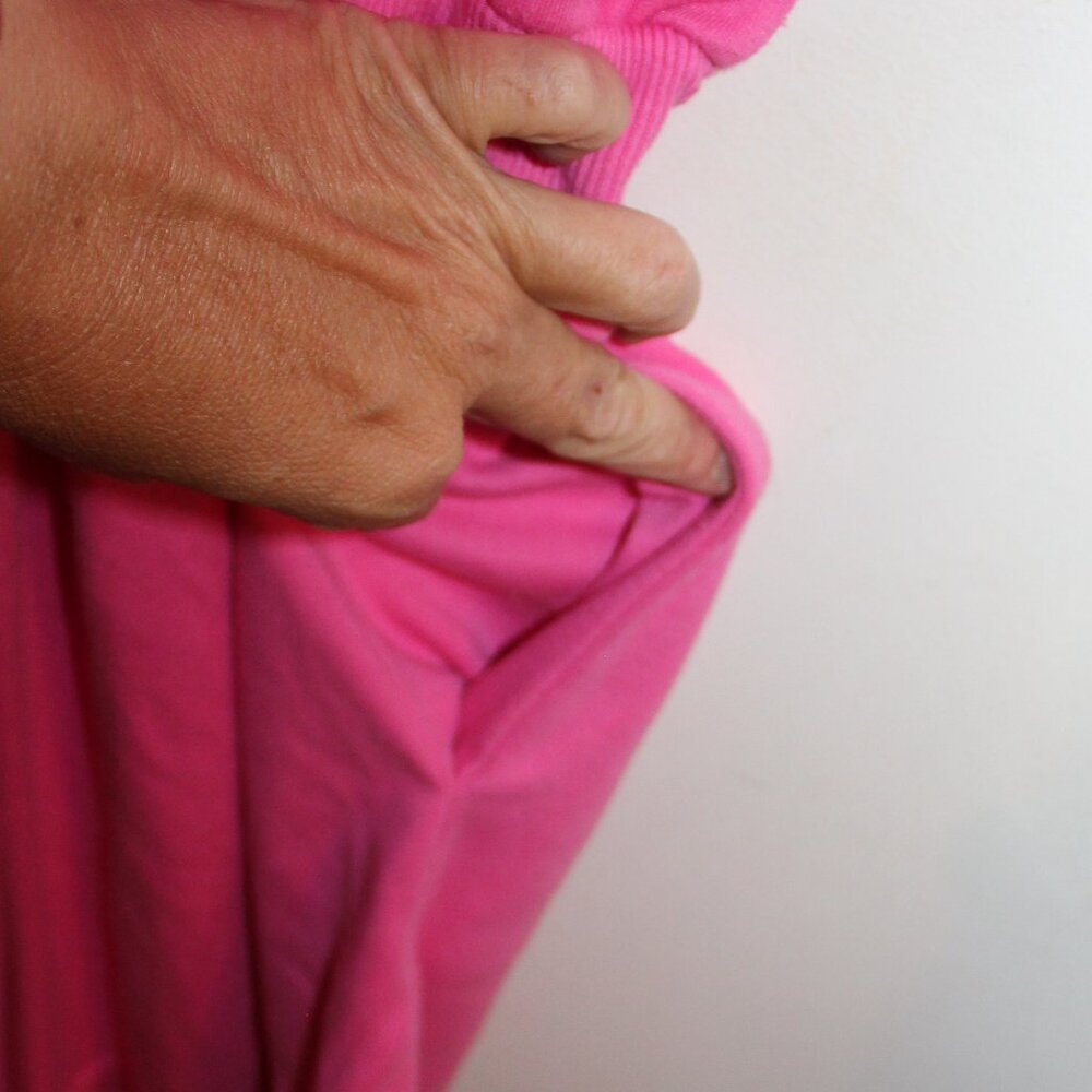 Vintage Rompin Rage Solid Pink Romper - Picture 2 of 4